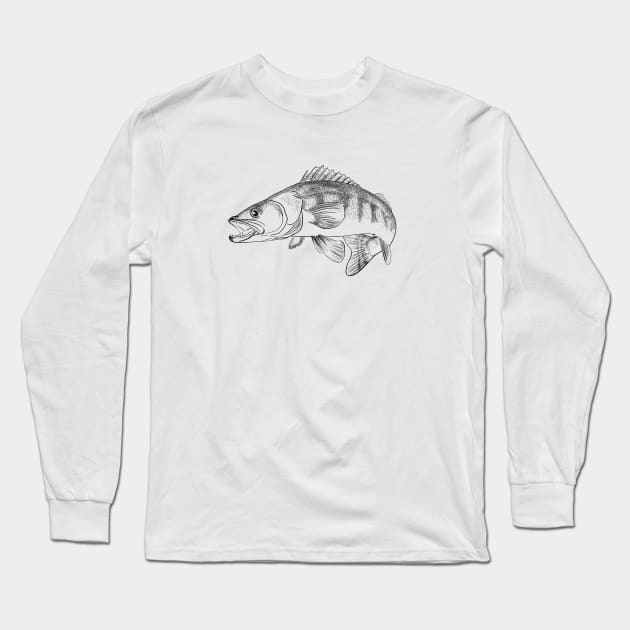 Pike - perch Long Sleeve T-Shirt by sibosssr